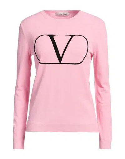 Valentino Garavani Woman Sweater Pink Size 8 Viscose, Polyester