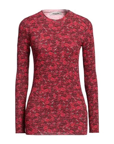 Valentino Garavani Woman Sweater Red Size M Viscose, Polyester