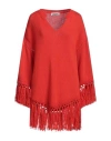 Valentino Garavani Woman Sweater Tomato Red Size S Virgin Wool