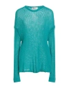 Valentino Garavani Woman Sweater Turquoise Size S Cashmere In Blue