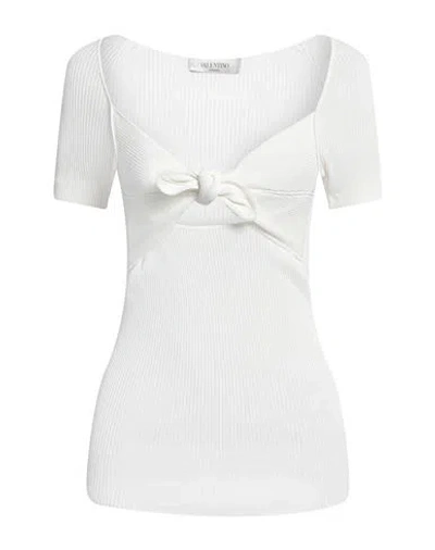 Valentino Garavani Woman Sweater White Size S Viscose
