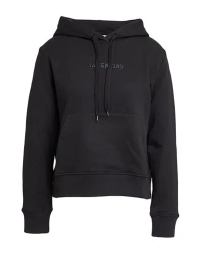 Valentino Garavani Woman Sweatshirt Black Size S Cotton, Elastane