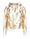 Valentino Garavani Woman Sweatshirt Gold Size L Cotton, Elastane In Gold