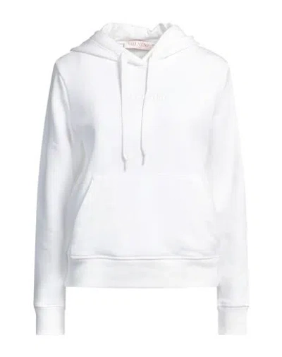 Valentino Garavani Woman Sweatshirt White Size S Cotton, Elastane