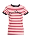 Valentino Garavani Woman T-shirt Red Size M Cotton In Red