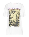 Valentino Garavani Woman T-shirt White Size L Cotton In White