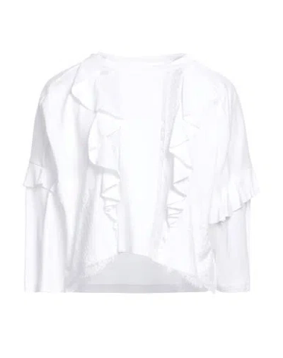 Valentino Garavani Woman T-shirt White Size L Cotton, Polyamide