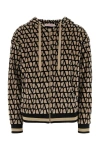 Valentino Iconographer Canvas Sweatshirt Hooded In Multicolor