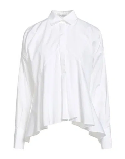 Valentino Garavani Woman Top White Size 6 Cotton