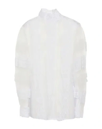 Valentino Garavani Woman Top White Size 8 Polyamide