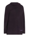 Valentino Garavani Woman Turtleneck Plum Size S Virgin Wool, Cashmere In Purple
