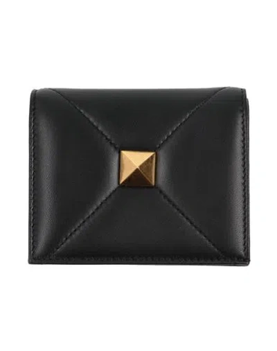 Valentino Garavani Woman Wallet Black Size - Leather