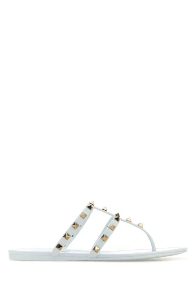 Valentino Garavani Flat Sandals  Woman Color White