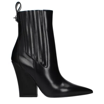 Valentino Garavani Women's Ankle Boots Black Leather
