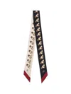 Valentino Garavani Petit Charles Bandeaux Scarf In In Neutral