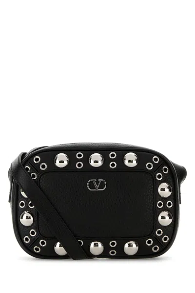 Valentino Garavani Women Black Leather Nellcã´te Crossbody Bag