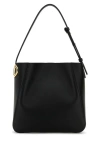 Valentino Logo Bucket Shoulder Bag In Black