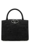 Valentino Women's Leather Vlogo Handbag In Black
