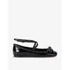 Valentino Garavani Woman Ballet Flats Black Size 7 Leather In Black