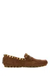 Valentino Women's Caramel Leather Plaster Caster Loafers