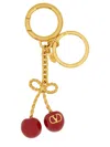 Valentino Garavani Women "cherryfic" Keychain Bag Charm