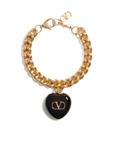 Valentino Garavani Women Coeur Royal Bracelet In Gold