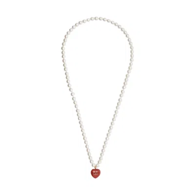 Valentino Garavani Women Coeur Royal Necklace In Red
