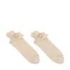Valentino Garavani Women Cotton Short Socks With Pompom