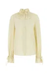 Valentino Garavani Cream Crepe Shirt