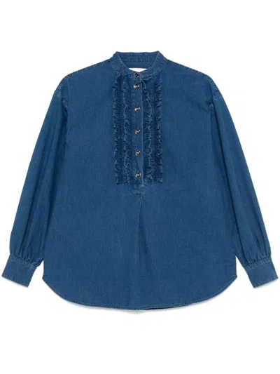Valentino Garavani Women Denim Shirt