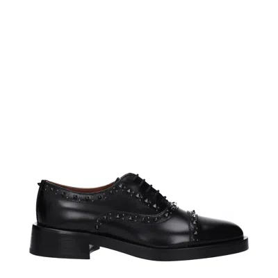 Valentino Garavani Women's Derby Leather Black