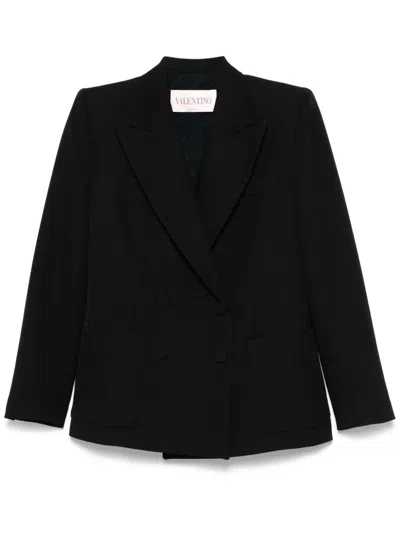 Valentino Garavani Women Double-breasted Jacket In Black