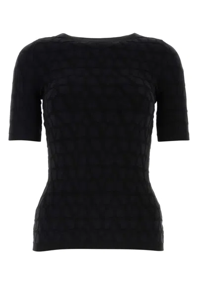 Valentino Garavani Women Embroidered Viscose Blend Top In Multicolor
