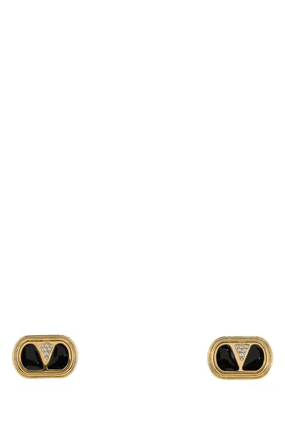 Valentino Garavani Women Gold Metal Vlogo Signautre Earrings
