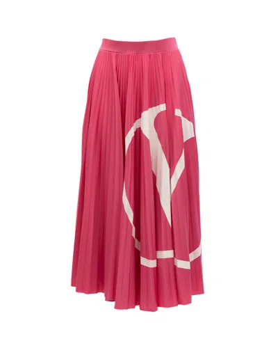 Valentino Garavani Women Maxi Skirt In Women's Pink