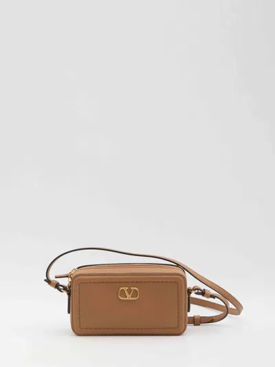 Valentino Garavani Women Mini Alltime Bag In Brown