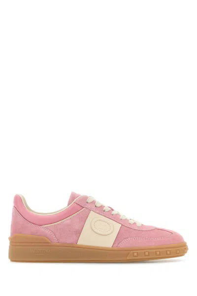 Valentino Garavani Women Multicolor Suede Upvillage Sneakers
