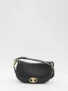 Valentino Ohval Small Shoulder Bag In Black