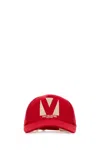 Valentino Logoed Baseball Hat In Red