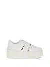 Valentino Garavani Women Rockstud Untitled Flatform Sneakers