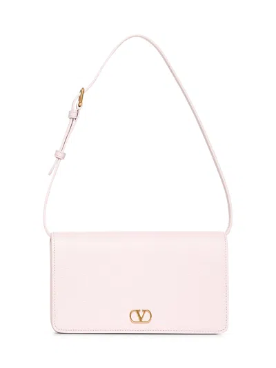 Valentino Garavani Women Rose Quartz Vlogo Signature Mini Shoulder Bag