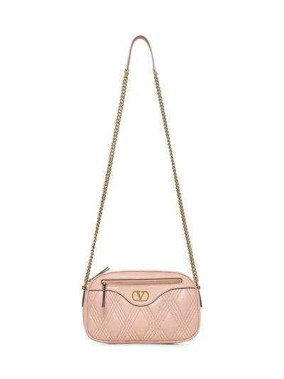 Valentino Garavani Women Rose Quiltie 67 Crossbody Bag