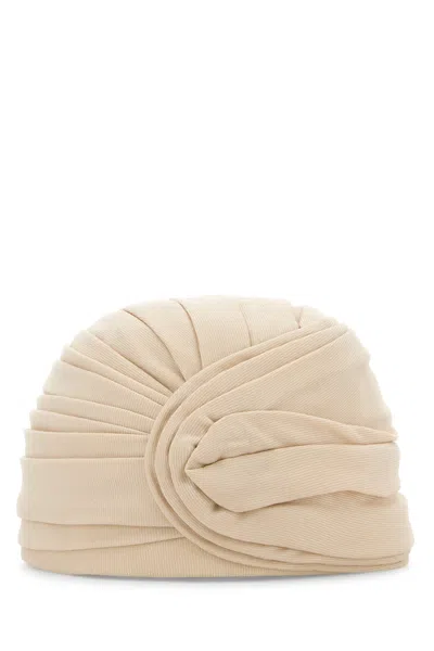 Valentino Garavani Women Sand Wool Turban