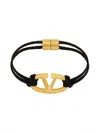 Valentino Garavani Women Vlogo The Bold Edition Bracelet In Black