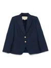 Valentino Garavani Women Single-breasted Jacket In Blue