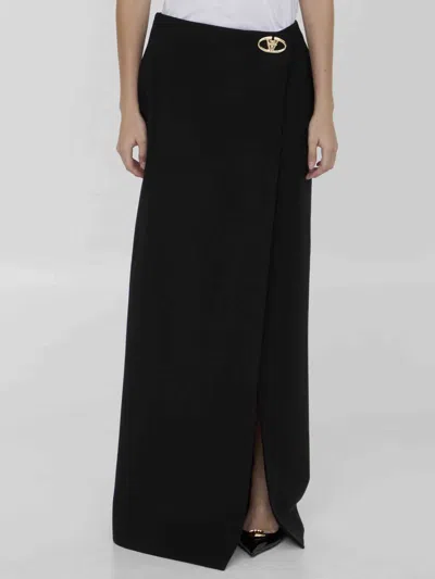 Valentino Garavani Women Skirt In Crepe Couture In Black
