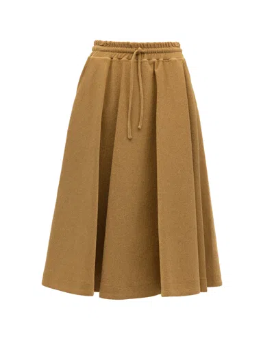 Valentino Garavani Women Skirt In Women's Gold In Brown