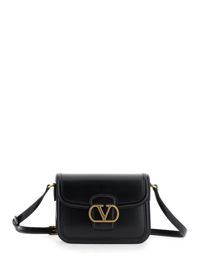 Valentino Garavani Women Small Shoulder Bag | 9to5 | Vit.semilucido T./a.brass Logo
