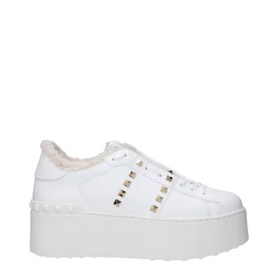 VALENTINO GARAVANI VALENTINO GARAVANI WOMEN'S SNEAKERS WHITE LEATHER