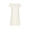 Valentino Women Crepe Couture Short Dress In Neutral